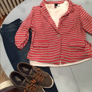 Button blazer jacket